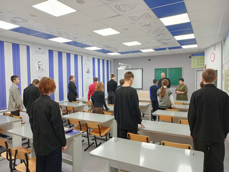 Встреча с настоятелем Свято-Троицкого храма.