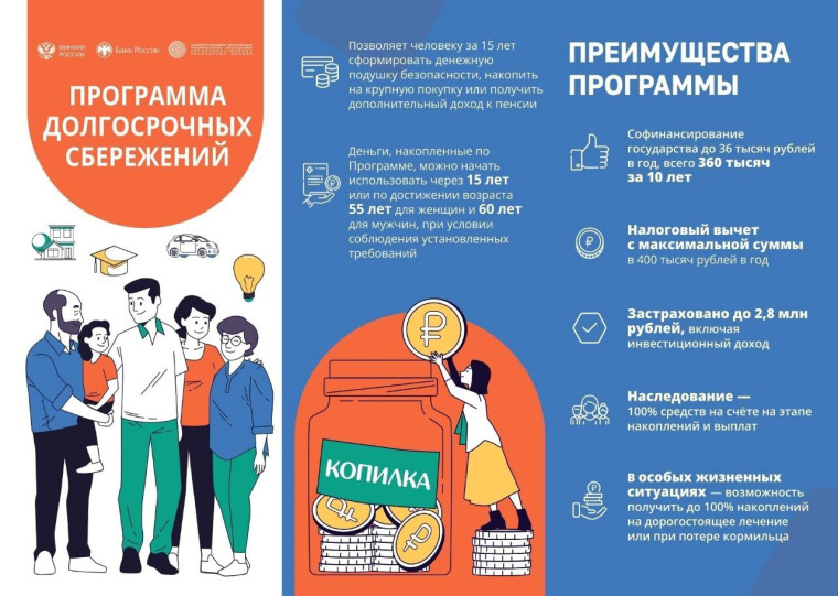 Программа долгосрочных сбережений — это государственная инициатива.